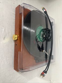 Sounday Vinyl Record Turntable with Wood Base
