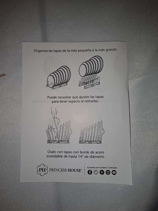 Cookware Lid Organizer