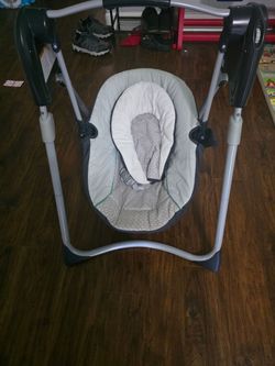 Baby swing and rocker