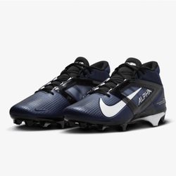 Nike Alpha Menace 4 Pro Hyper Royal/Navy Men's Football Cleat size 13