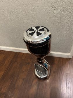 Chrome Hoverboard – Black/Silver