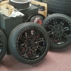 X4 Rims And Tires - 6x120 Lug Pattern  