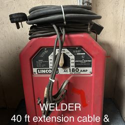 Lincoln Welder 40 Ft Extension & Leads