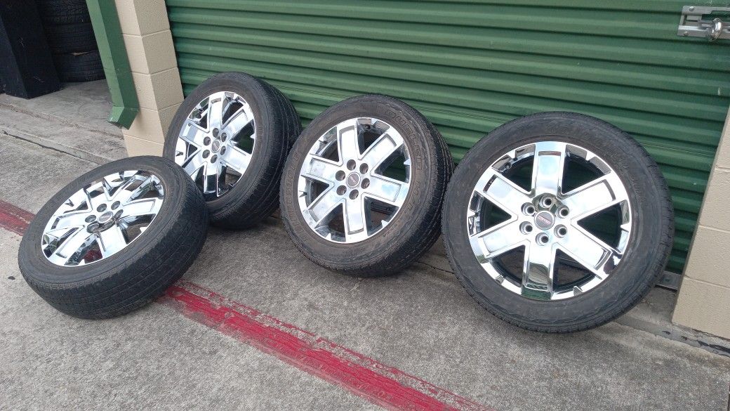 20" GMC ARCADIA RIMS & TIRES 2015