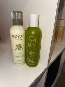 Jafra Royal Olive Body Lotion & Body Oil Set