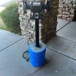 Bench Grinder On Stand