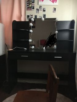 Black vanity