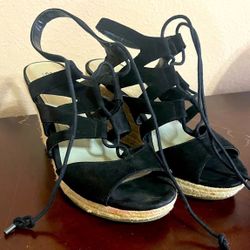 a.n.a Espadrille Wedges Size 9