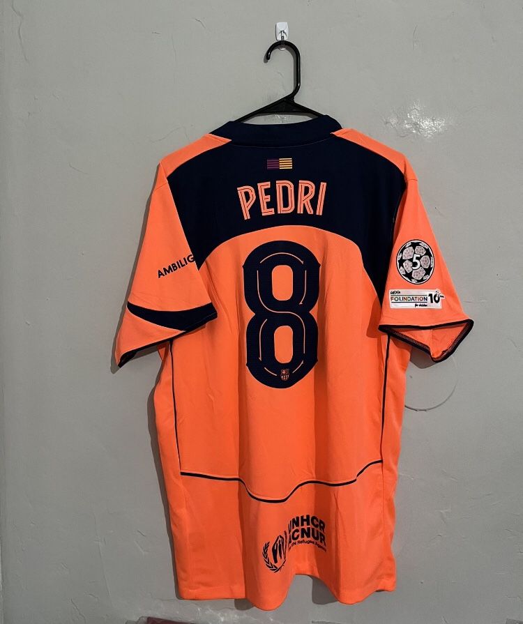 FC Barcelona 2025-26 3rd Pedri Jersey (small Medium Large XL 2X)