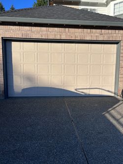 Garage door- double