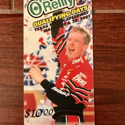 Dale Jr Qualiying Stub