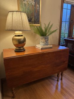 Early American Antique Console Table / Dining Table