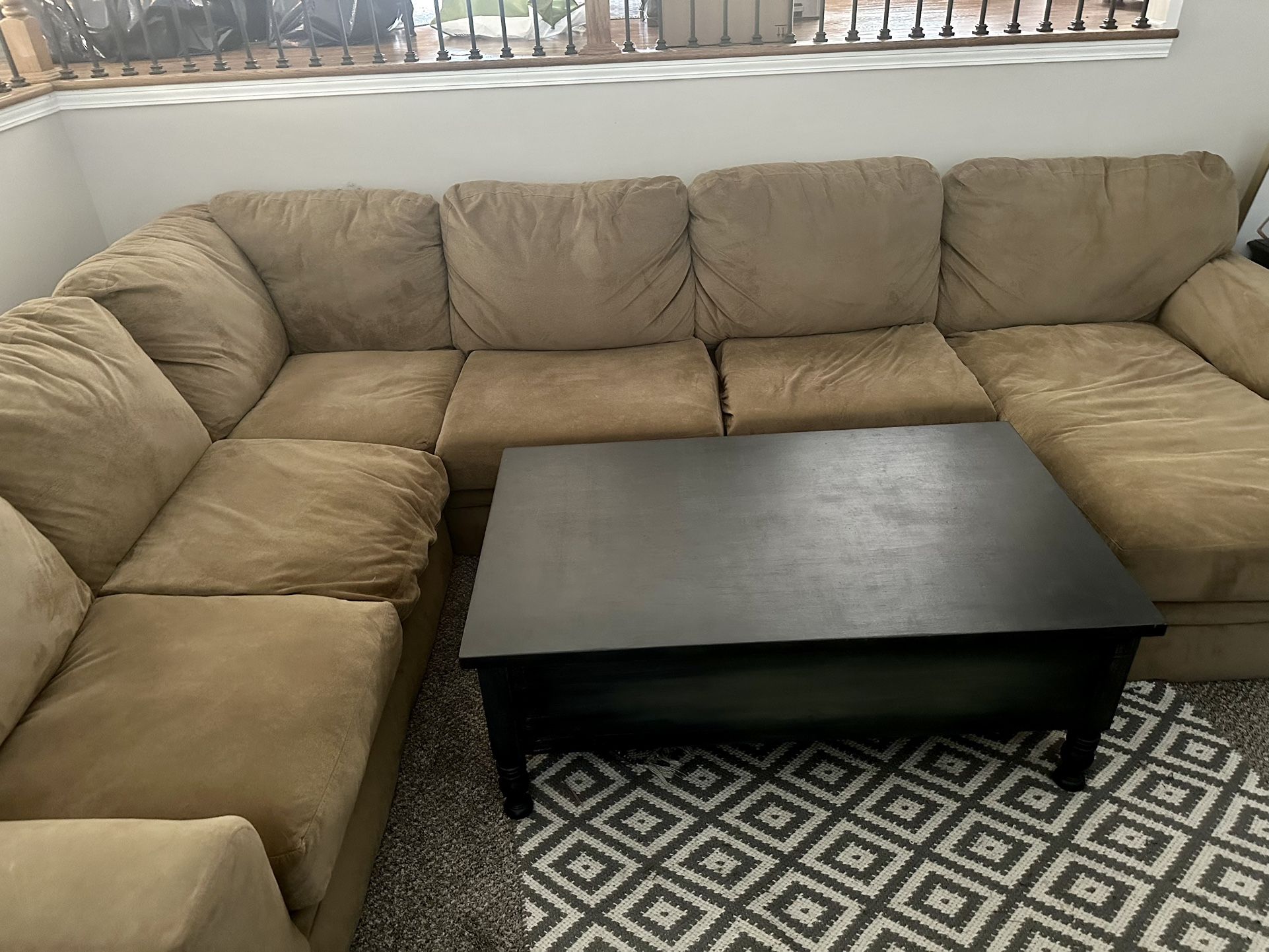 Large Tan Sectional