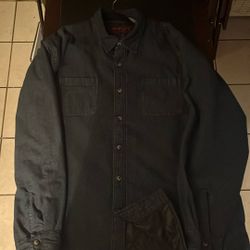 Wrangler long sleeve denim button up shirt