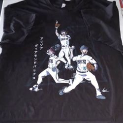 Arizona Diamondbacks Animated Tshirt Size X-Large