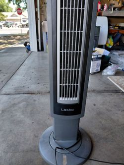 Stand up fan with remote