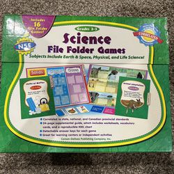 Science File Folder Games Grades 2-3