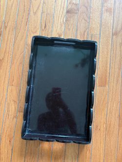 Dark brown Decorative Serving Tray