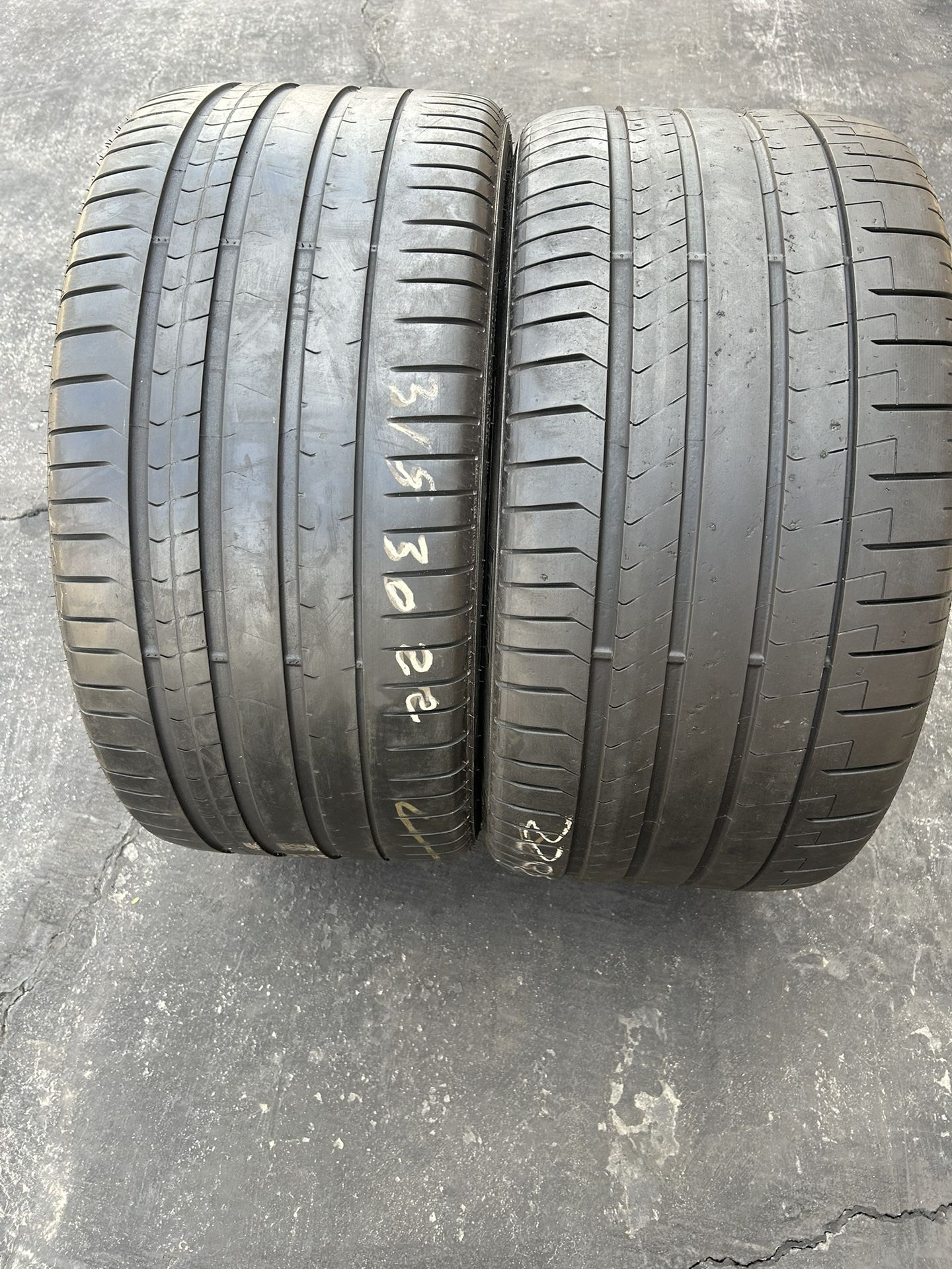 2. Tires. 315. 30. 22. Pirelli. Pzero