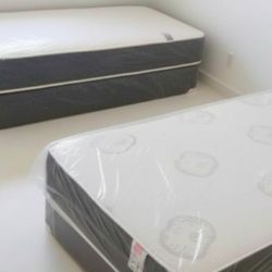 New Twin Size Mattress With Box Spring Set Colchones Nuevos Individuales New Twin Size Mattress Free Box Springs 