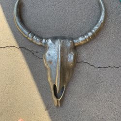 Metal Decorative Cow Head 