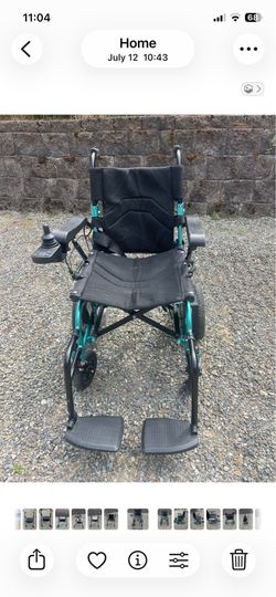 Electric folding wheelchair Electric folding Wheel Chair