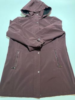 Calvin Klein hooded trench coat jacket | size 1x | women