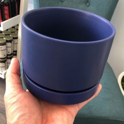 Round Two Pot - Midnight Blue