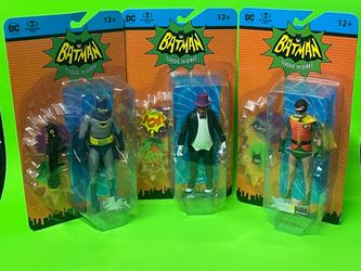 3 - McFarlane Toy Batman Classic TV Series  action figures