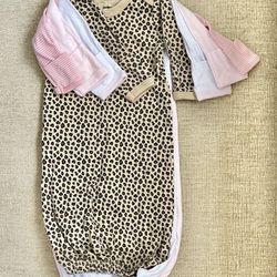 4 Carter’s Leg-Free Preemie / Infant Sleepwear $8 OBO