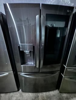 LG Stainless Steel French Door Refrigerator with Smart Features