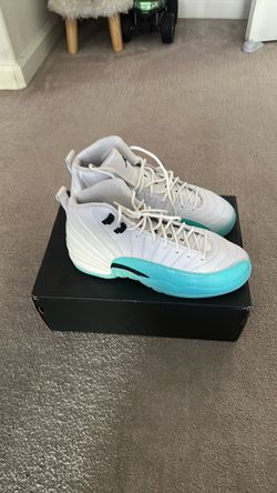 Air Jordan 12 Retro Light Aqua Sneakers