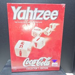 Coca Cola Collector's Edition Yahtzee Game In A Unopened Box From Spencer's Gifts