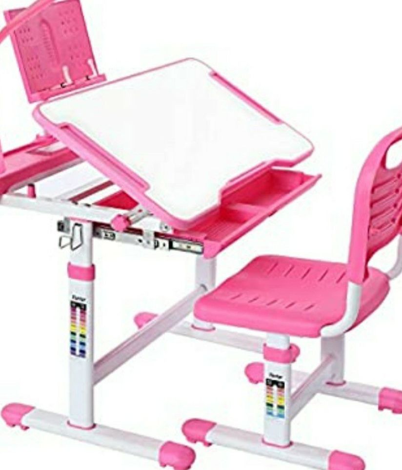 Kids Desk And Chair With Light