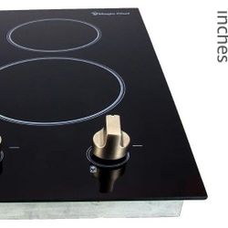 Magic Chef MCSCTE12BG2 12 Electric Cooktop, 12 inches
