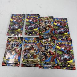 Pokemon TCG Mega Evolution Booster Pack New Sealed LOT OF 8
