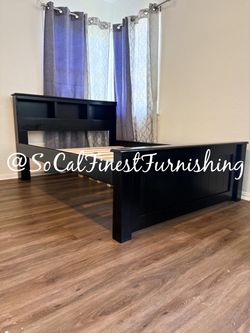 Black Full Bed Frame - No Mattress