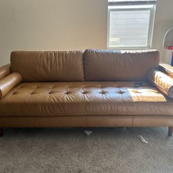 Leather Couch 