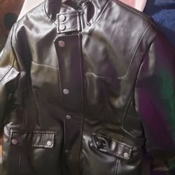 Women's Black Leather Jacket
