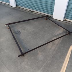 Adjustable Metal Bed Frame Bedframe 