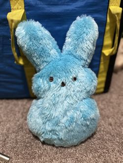 Blue Fluffy Peep Plush