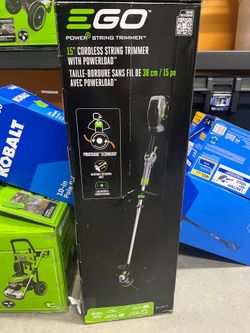 Ego POWERLOAD 56-volt 15-in Telescopic Shaft Battery String Trimmer 2.5 Ah Battery, Charger Included