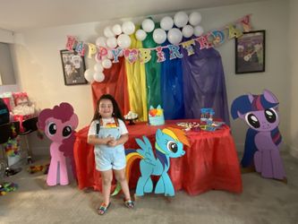 Custom cutouts and Pinatas little pony