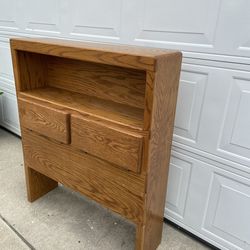 Twin Headboard Solid Oak,