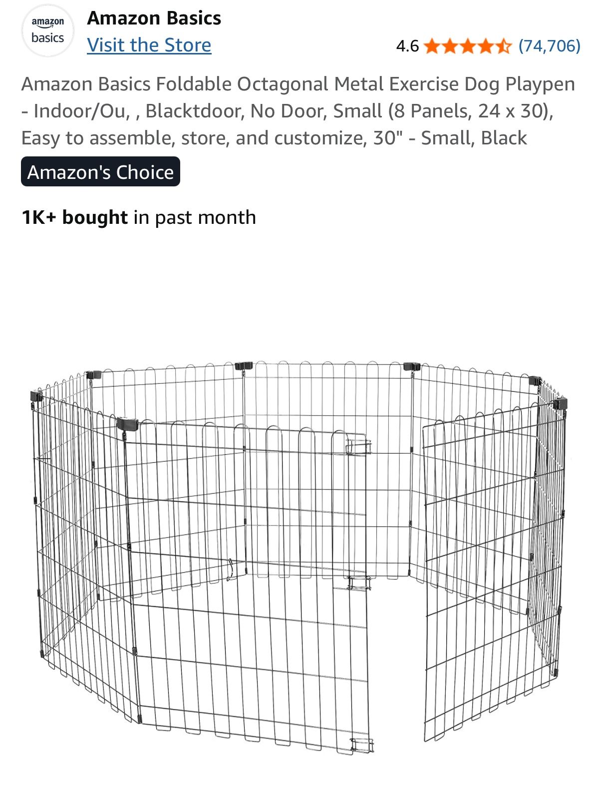 Dog Playpen / Gate