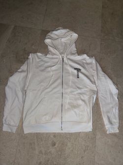 CHROME HEARS T-LOGO/ Chrome Hearts U.S.A/ Zip up in White
