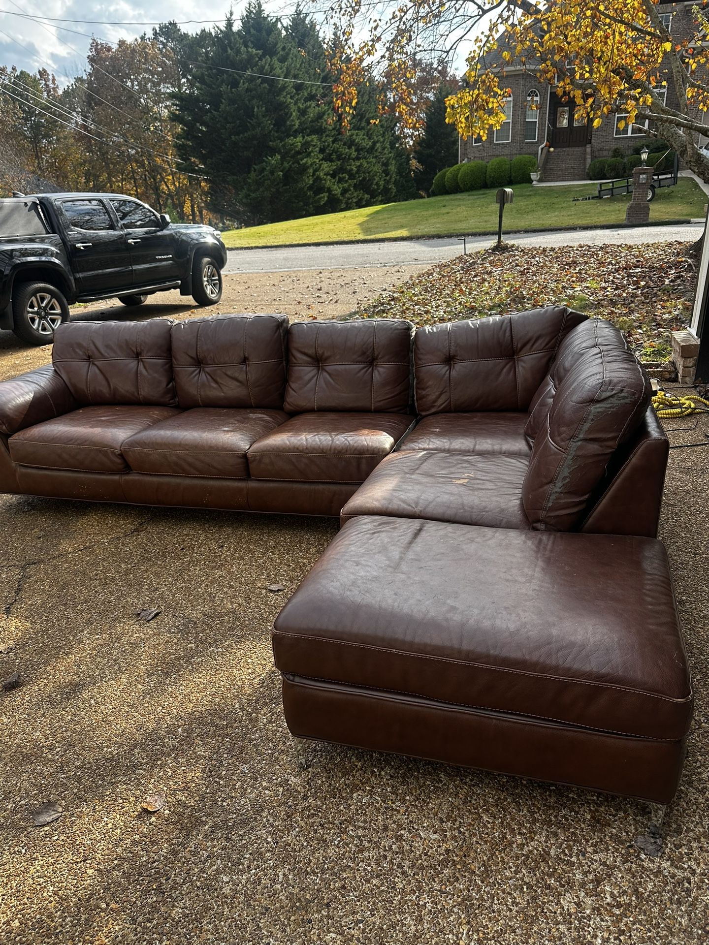 Leather Couch
