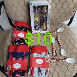 Xmas Items Boxers 3 X $10 Dallas Cowboys Decor $10