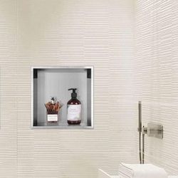 (New in Box)
Neodrain No Tile Shower Niche, Bathroom Shelf Inner Size 12" X 12", Stainless Steel Bathroom Wall Niche Cubby, No Tiled, Recessed Stainle
