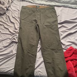 Olive Green G.H Bass & Co. 36 By 30 Work Pants